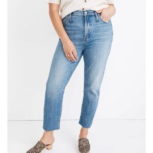 Madewell The Perfect Vintage Jean Frayed Hem Crop Size 31, EUC